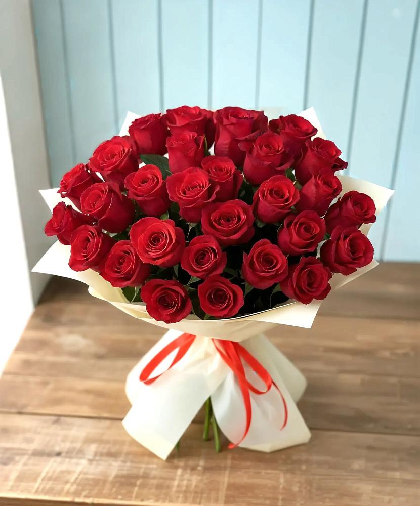 Букет 29 Красных роз в Гурзуфе Республика Крым