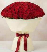 Букет 101 Красная роза Милано в Гурзуфе Республика Крым