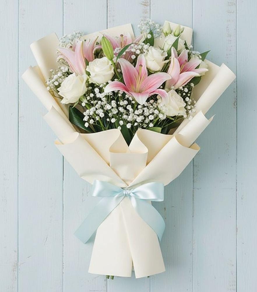 Букет цветов из: Лилии в Гурзуфе Республика Крым