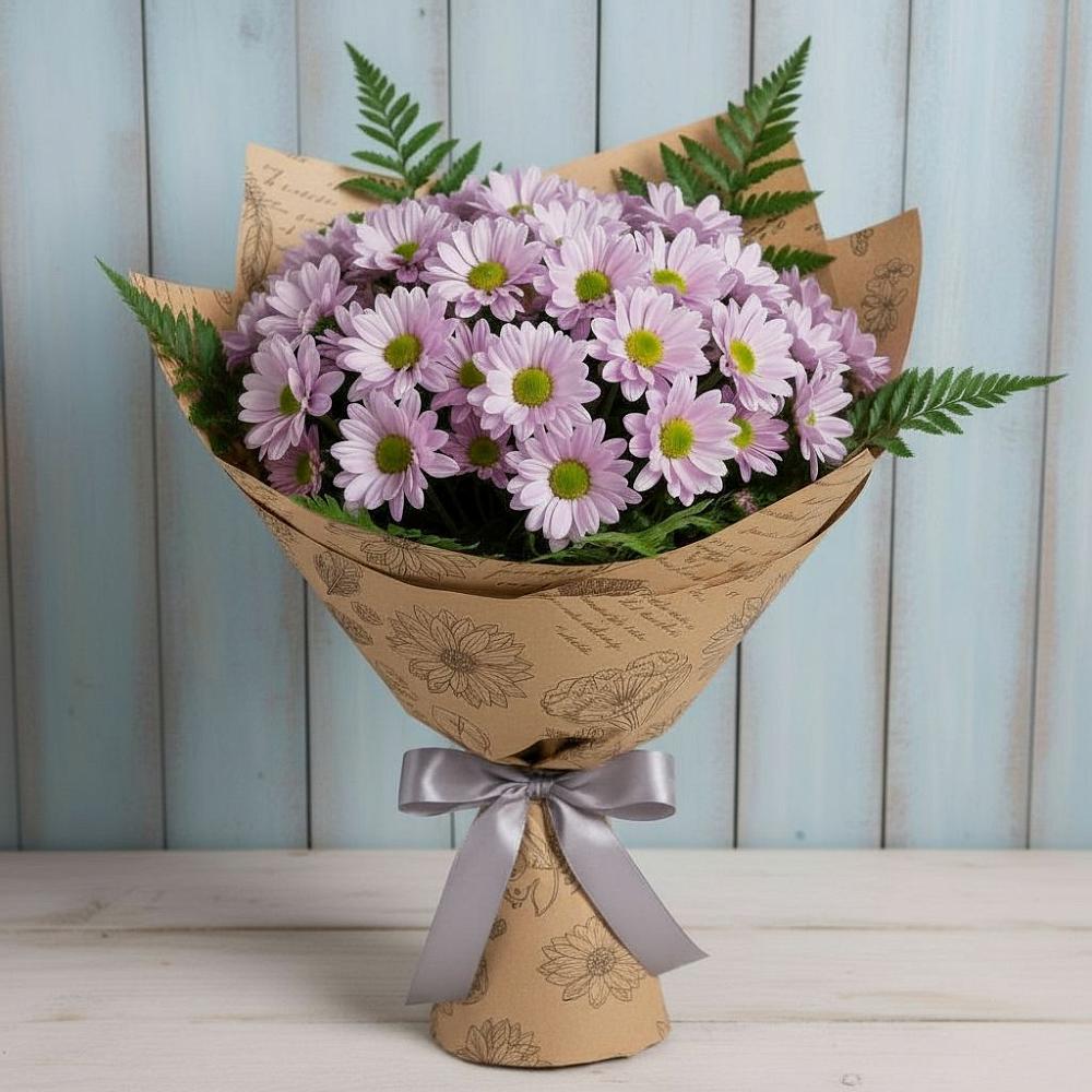 Букет цветов из: Хризантемы в Гурзуфе Республика Крым