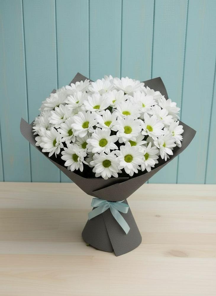 Букет цветов из: Хризантемы в Гурзуфе Республика Крым