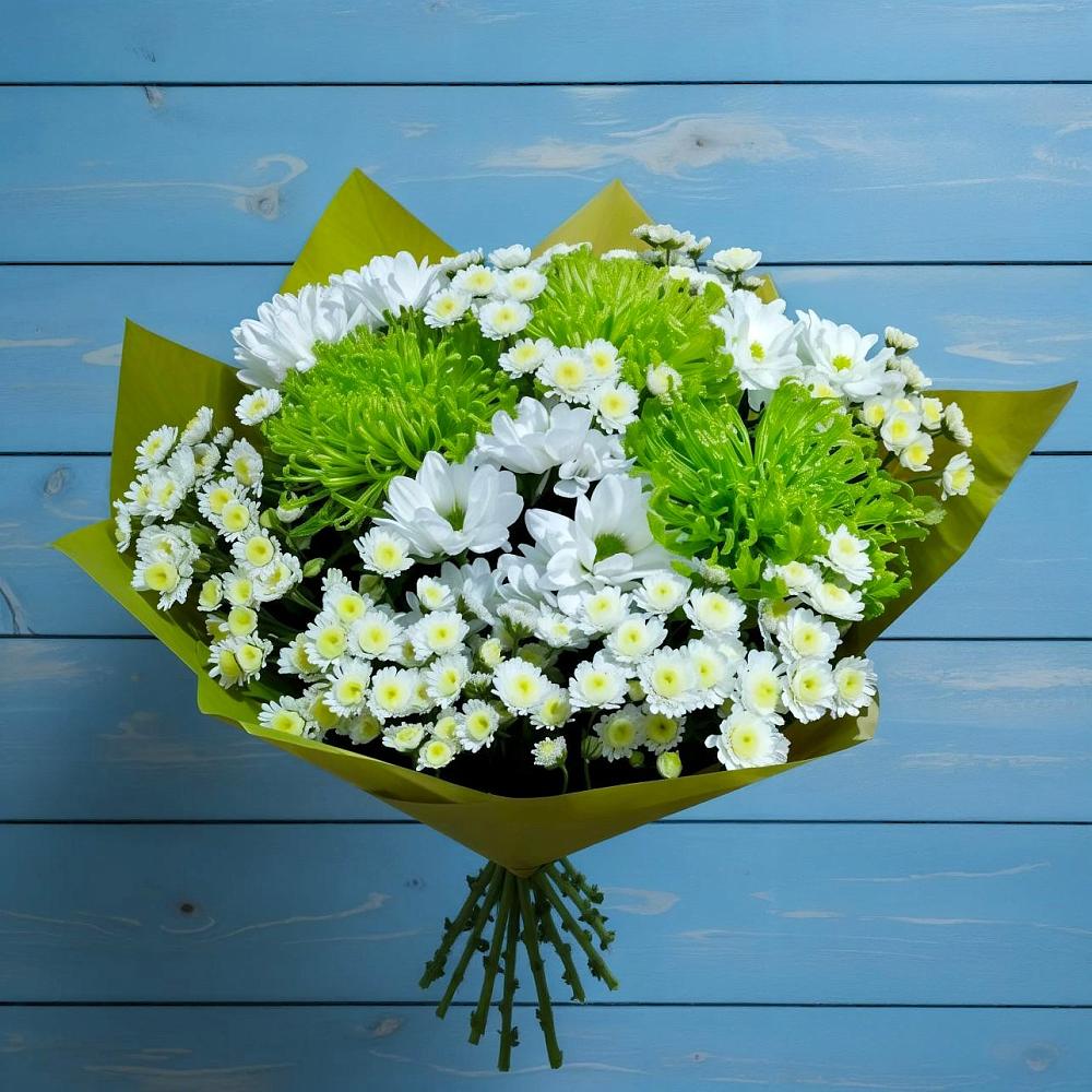Букет цветов из: Хризантемы в Гурзуфе Республика Крым