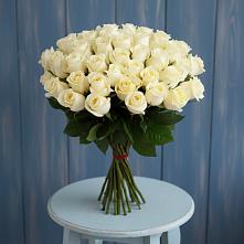 Букет 51 Белая роза Эдлесс Лав #REPLACE_PRED# Гурзуфе Республика Крым