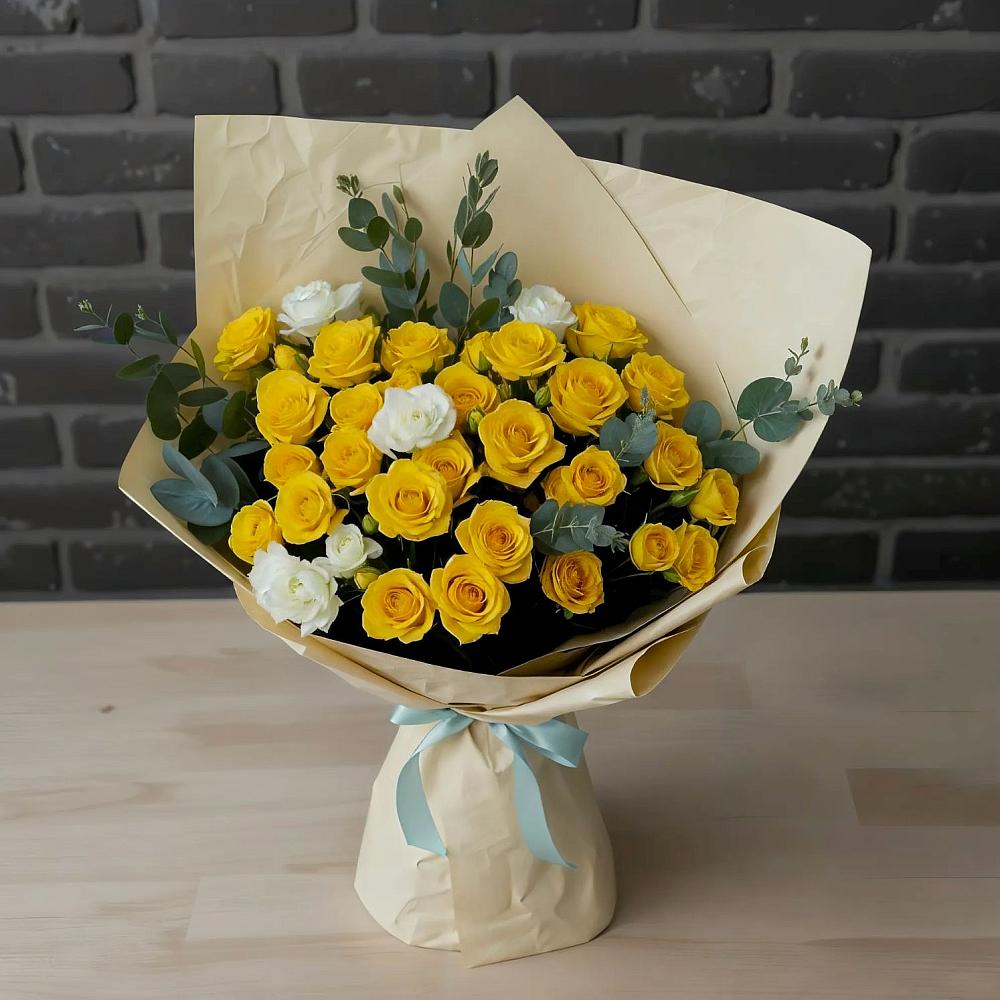 Букет цветов из: Розы в Гурзуфе Республика Крым