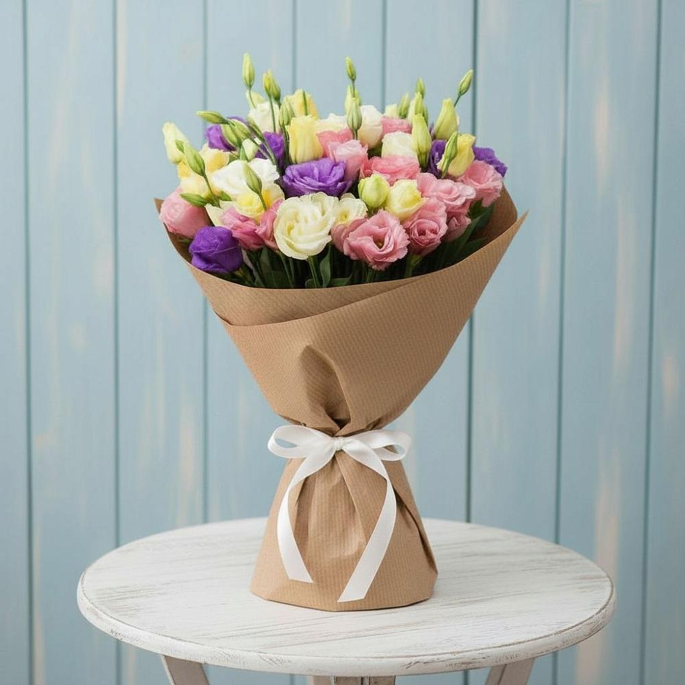 Букет цветов из: Лизиантусы в Гурзуфе Республика Крым