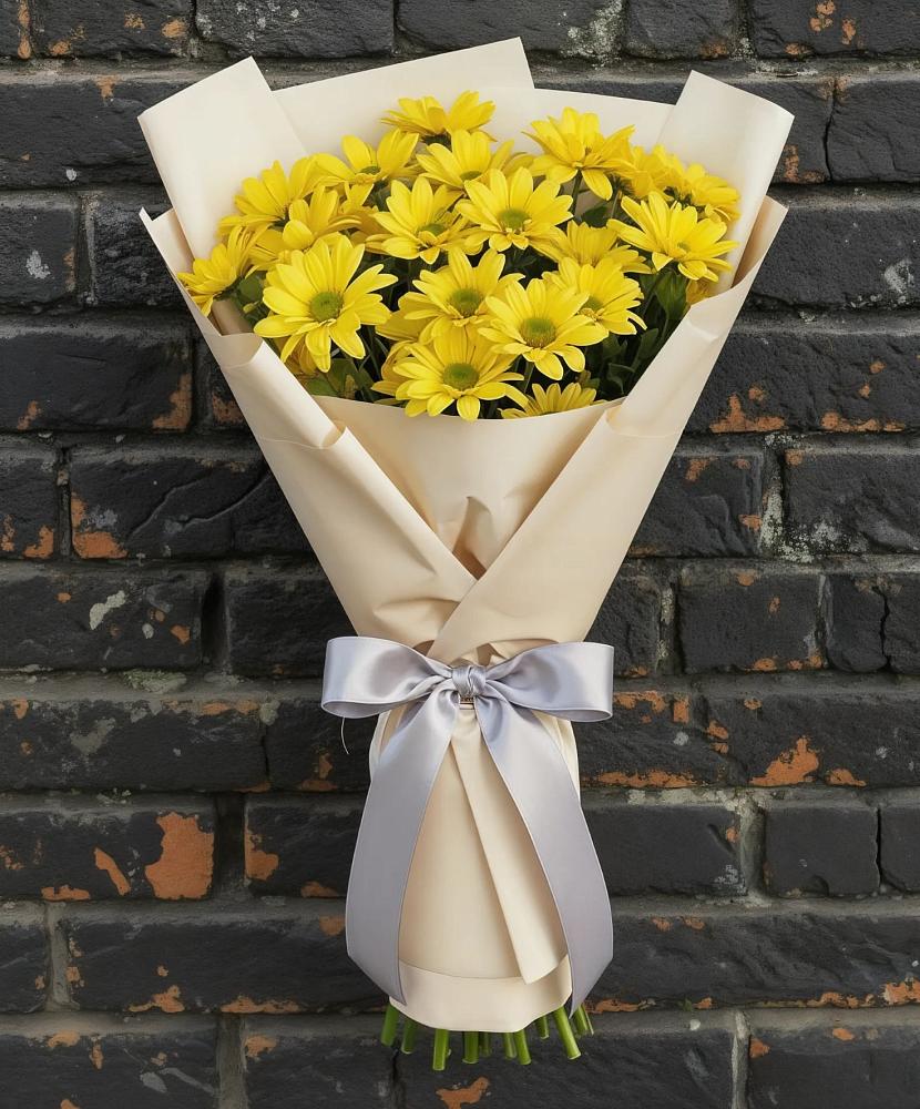 Букет цветов из: Хризантемы в Гурзуфе Республика Крым