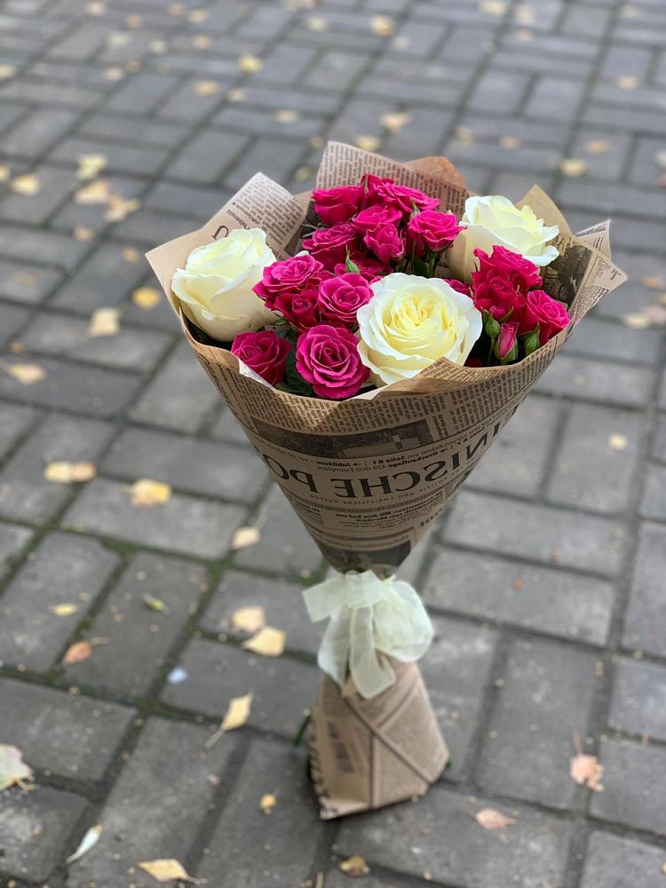 Букет цветов из: Розы в Гурзуфе Республика Крым