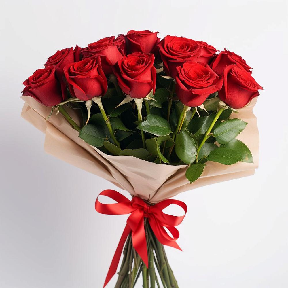 Букет 11 Красных роз Эдлесс Лав в Гурзуфе Республика Крым